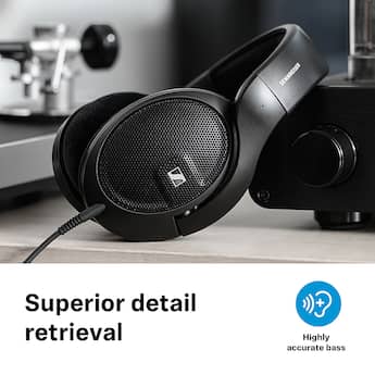 Sennheiser HD 560S Wired Over the Ear Audiophile Headphones Black Sennheiser HD 560S Wired Over the Ear Audiophile Headphones Black