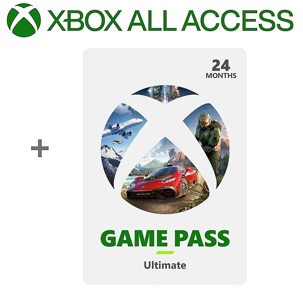 Microsoft Xbox Ultimate Game Pass 12 Months, Controllers: Wireless