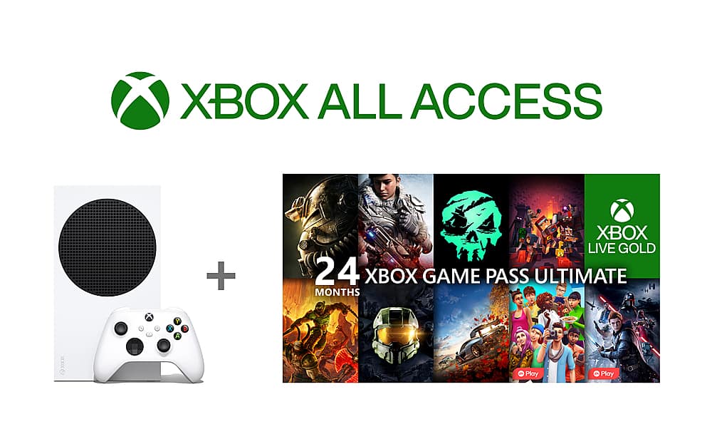 Microsoft 24mo Xbox Game Pass Ultimate membership Xbox All Access Xbox  Series S [Digital] RFS-00023 - Best Buy