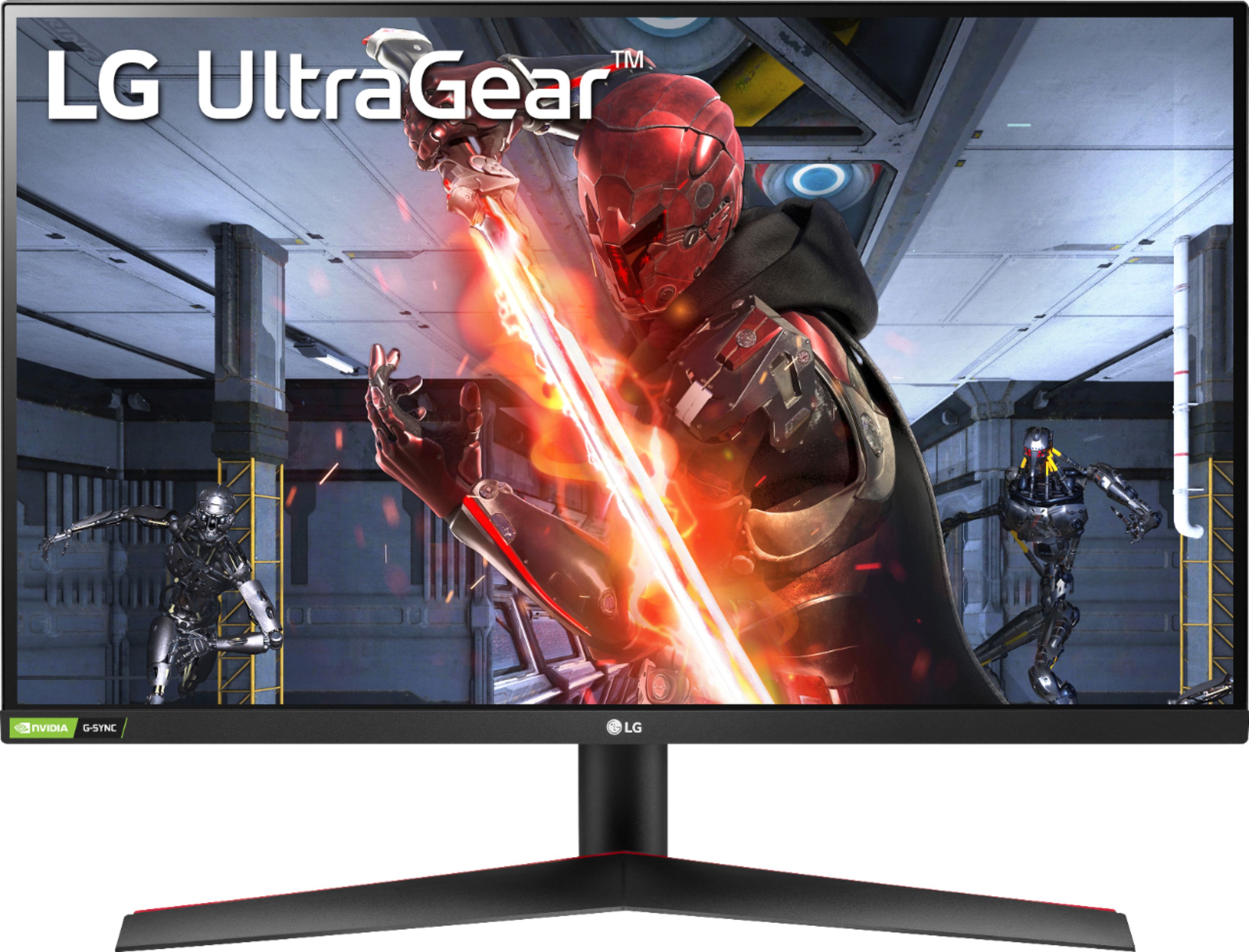 LG - UltraGear 27" IPS LED FHD G-Sync Compatible Monitor with HDR (DisplayPort, HDMI) - Black
