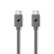 Front Zoom. Nimble - USB-C to USB-C Cable (1M) - Gray.