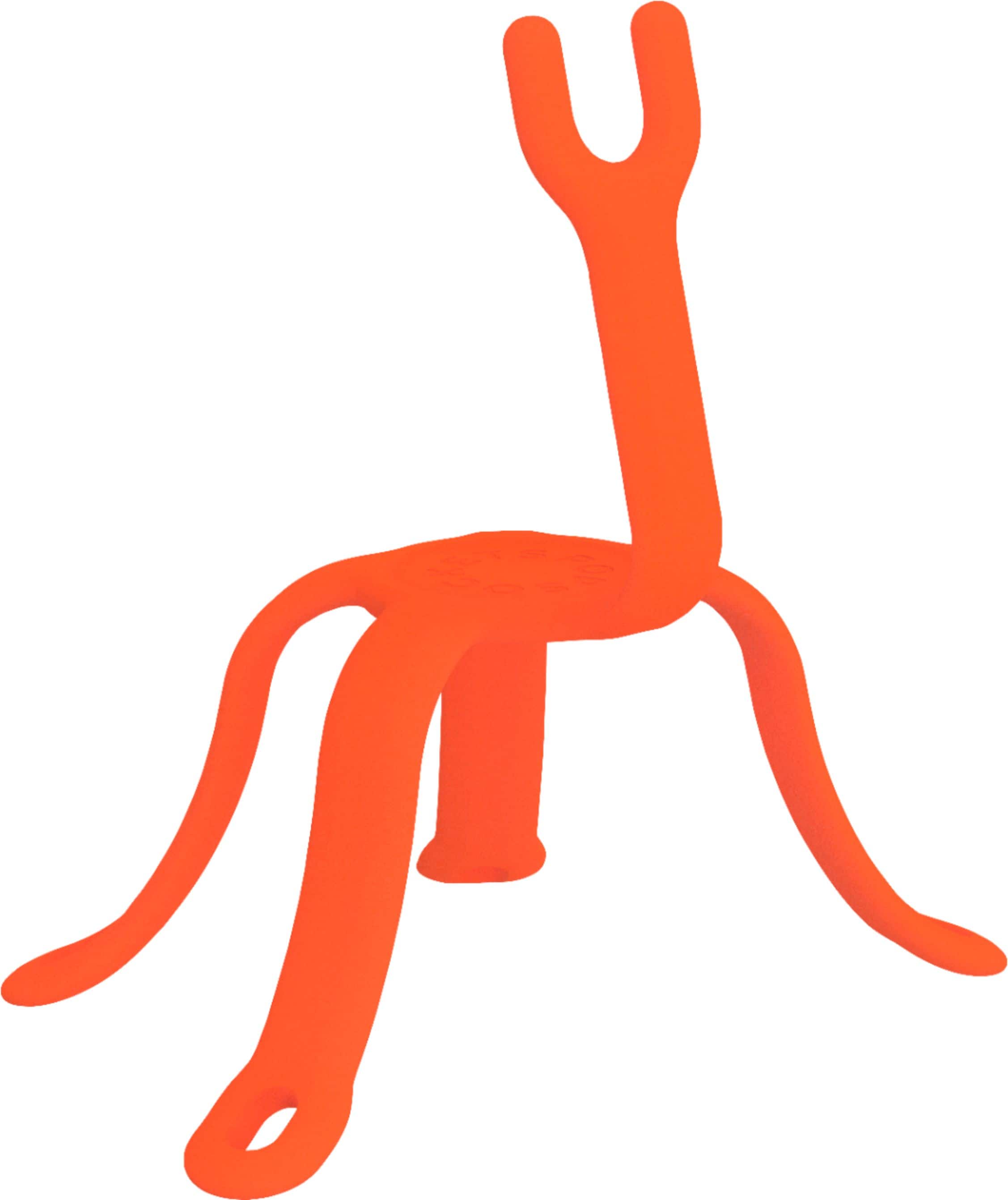 Angle. PopSockets - PopMount Flex for Most Cell Phones - Tangerine.