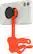 Alt View 12. PopSockets - PopMount Flex for Most Cell Phones - Tangerine.