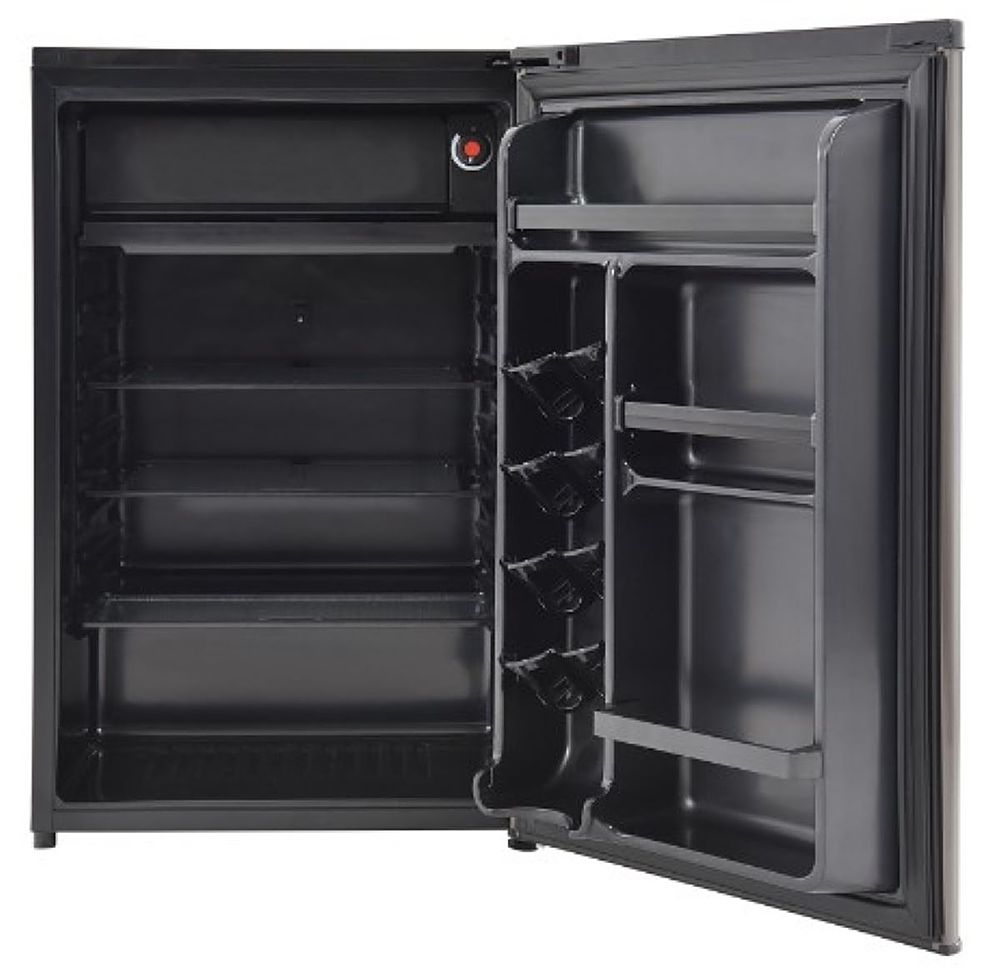 Angle View: KitchenAid - 4.9 Cu. Ft. mini fridge - Custom Panel Ready