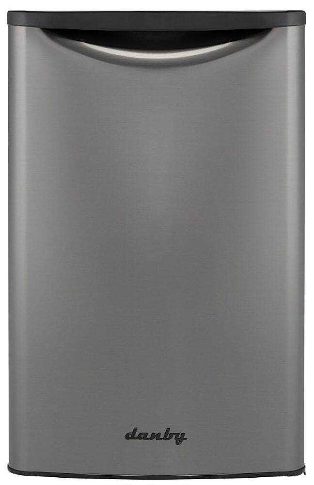 Danby - Designer 4.4 Cu. Ft. Mini Fridge - Stainless Steel