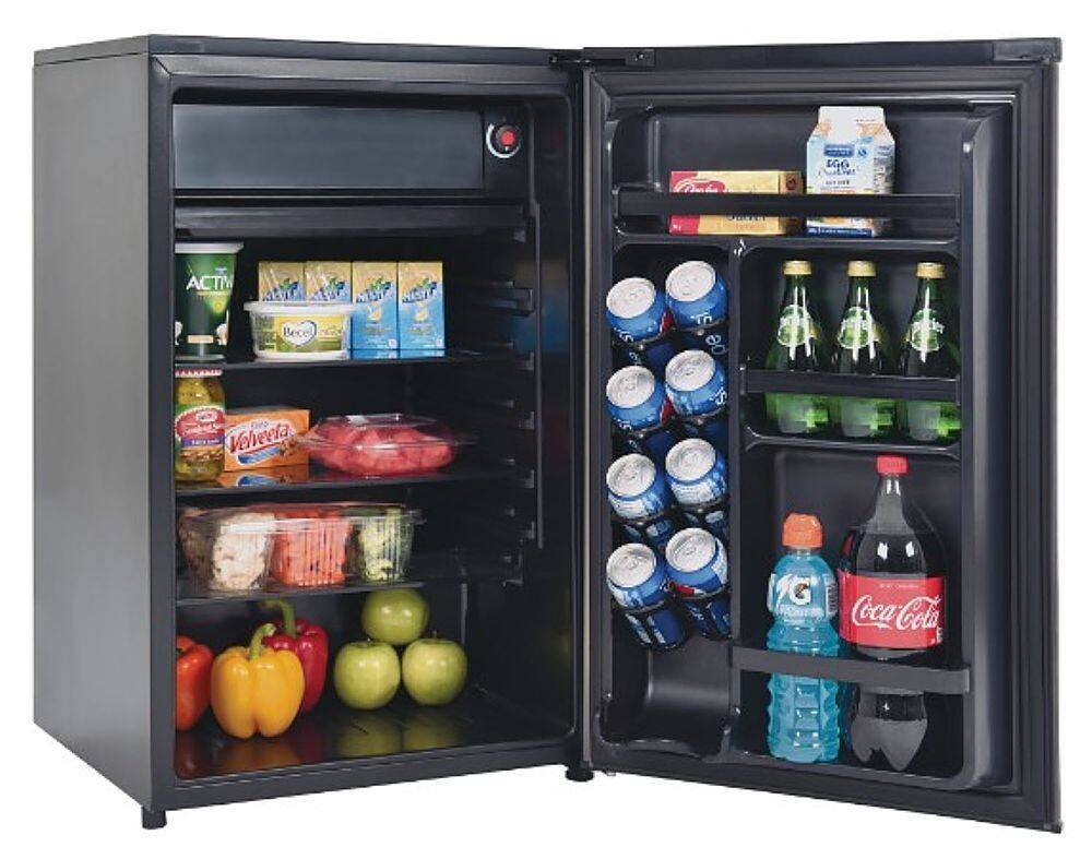 Alt View 11. Danby - Designer 4.4 Cu. Ft. Mini Fridge - Stainless Steel.