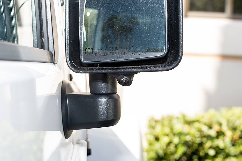 Alt View 11. EchoMaster - Universal Self-Adhesive Side-View Mirror Blind Spot Camera - Black.
