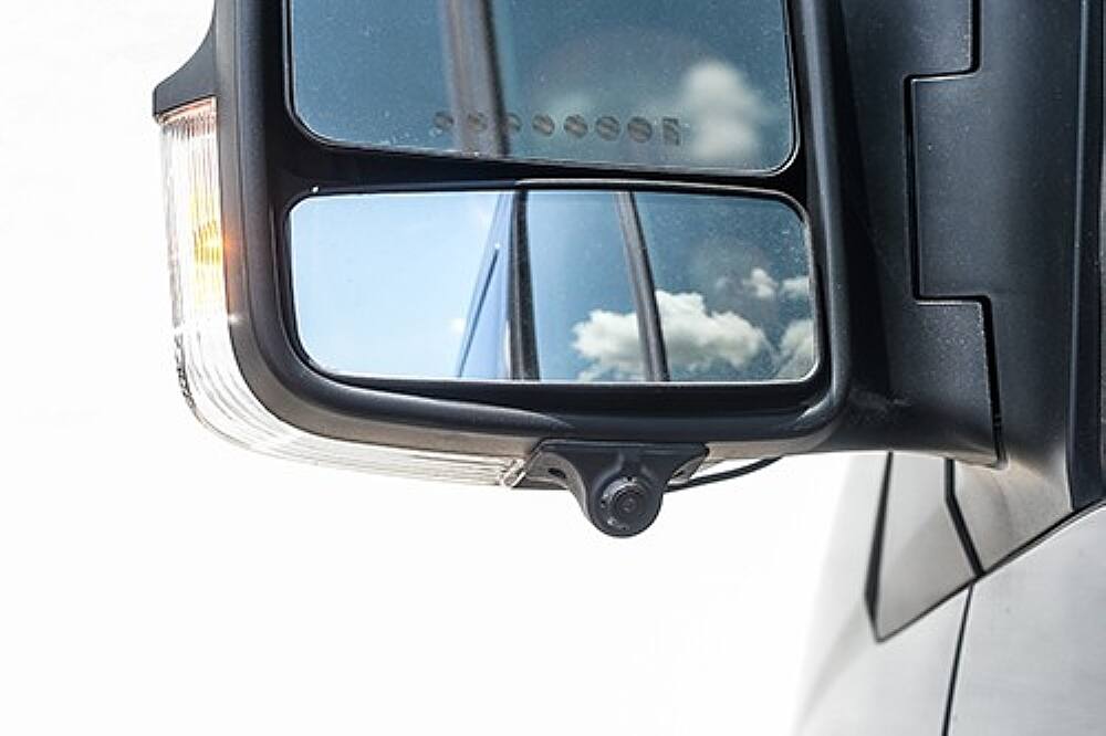 Alt View 13. EchoMaster - Universal Self-Adhesive Side-View Mirror Blind Spot Camera - Black.