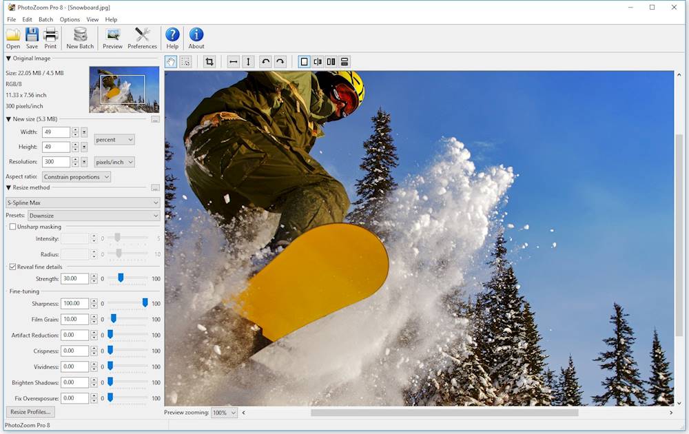 PhotoZoom Pro 8 - ソフトウエア