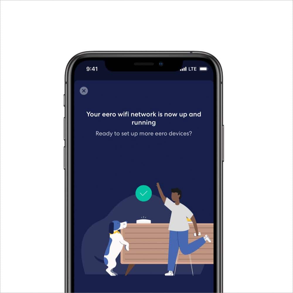 Alt View 13. eero - Pro 6 AX4200 Tri-Band Mesh Wi-Fi 6 System (3-pack) - White.