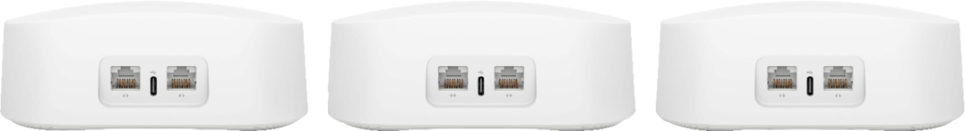 Alt View 16. eero - Pro 6 AX4200 Tri-Band Mesh Wi-Fi 6 System (3-pack) - White.