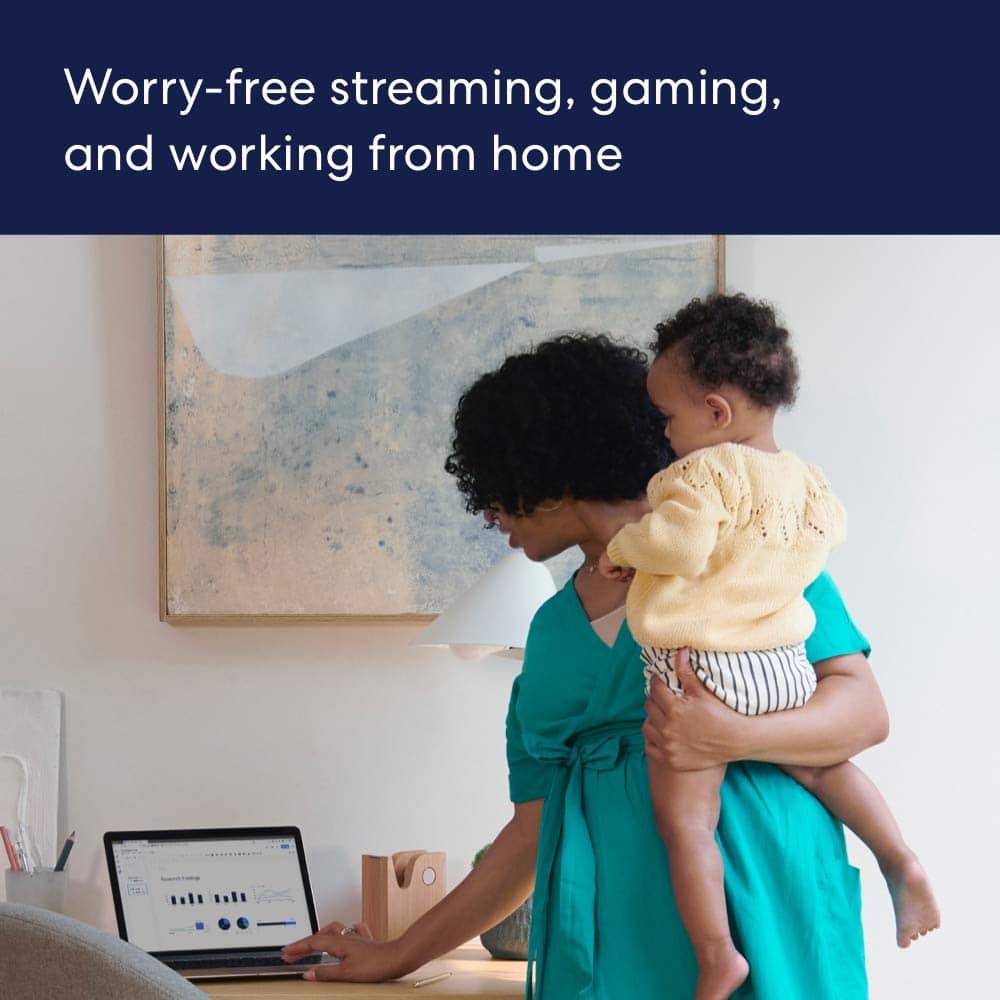 Worry-free streaming, gaming, and working from home.