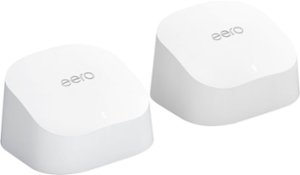 eero - 6 AX1800 Dual-Band Mesh Wi-Fi 6 System (2-pack) - Front_Zoom