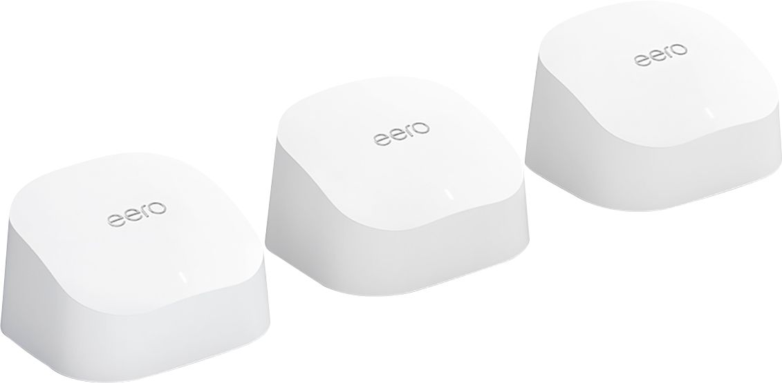 eero 6 AX1800 Dual-Band Mesh Wi-Fi 6 System (3-pack) White M110311 - Best  Buy
