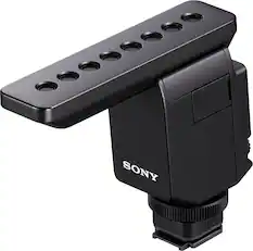 Front. Sony - ECMB1M Omnidirectional Shotgun Microphone - Black.