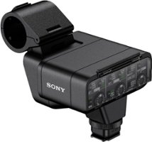 Sony - XLRK3M Dual Channel Digital XLR Adaptor Kit with Shotgun Microphone - Front_Zoom