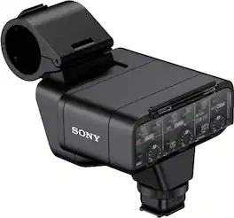 Sony - XLRK3M Dual Channel Digital XLR Adaptor Kit with Shotgun Microphone - Black