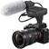 Alt View 12. Sony - XLRK3M Dual Channel Digital XLR Adaptor Kit with Shotgun Microphone - Black.