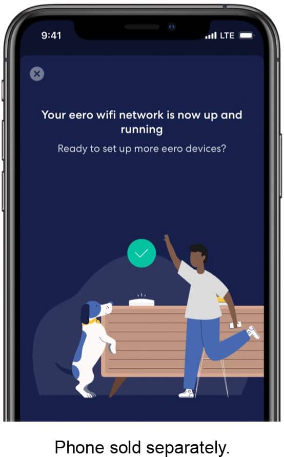Alt View 13. eero - 6 AX1800 Dual-Band Mesh Wi-Fi 6 Extender (1-pack, Add On Only) - White.