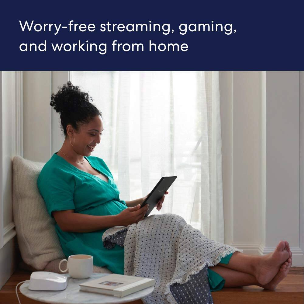 Zoom in on Alt View Zoom 13. eero - Pro 6 AX4200 Tri-Band Mesh Wi-Fi 6 Router - White.