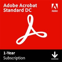 Adobe - Acrobat Standard PDF Software - Mac OS, Windows [Digital] - Front_Zoom