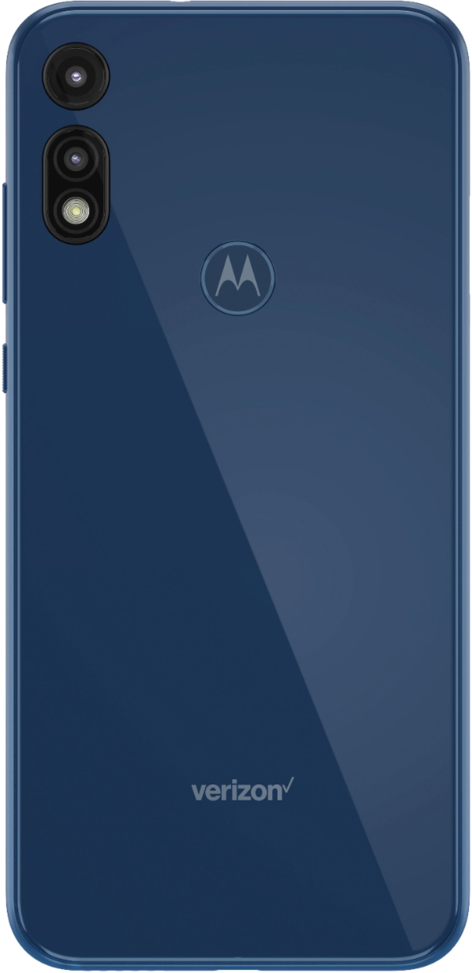 Back View: Google - Pixel 5 Case - Blue Confetti