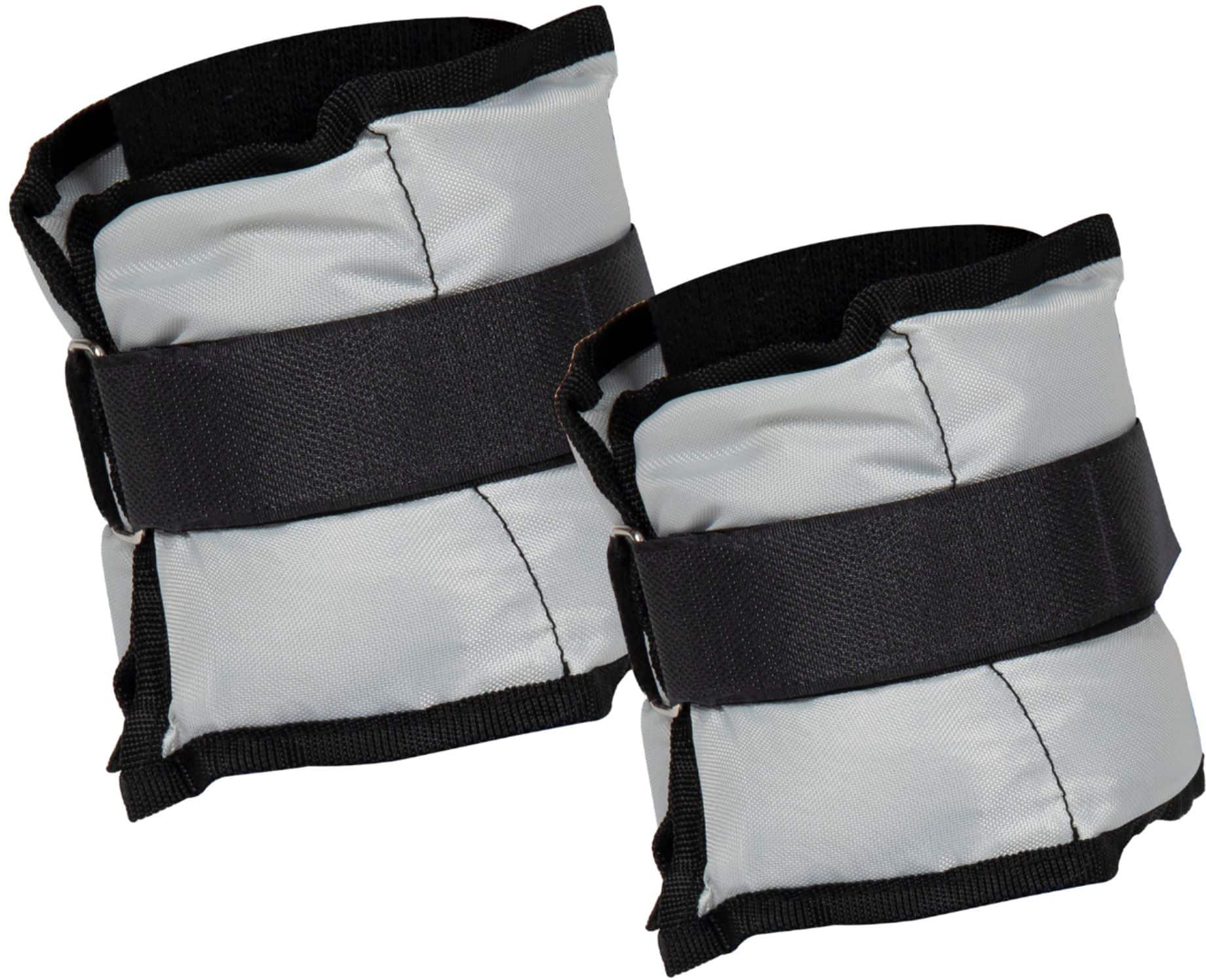 Front. Mind Reader - Mind Reader 2 Pack Three pound ankle weights - Gray.
