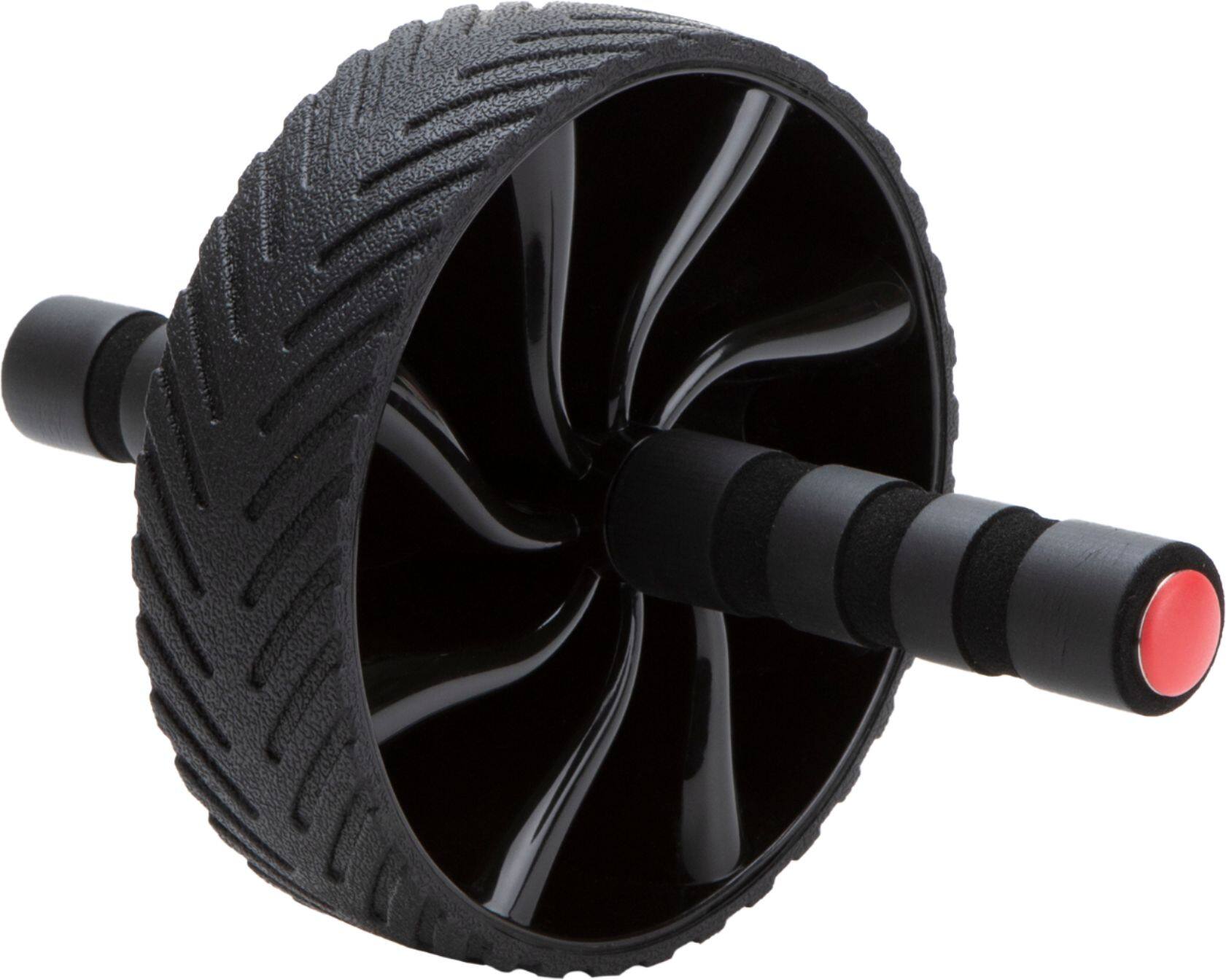 Front. Mind Reader - Mind Reader Large Ab Roller Wheel - Black.