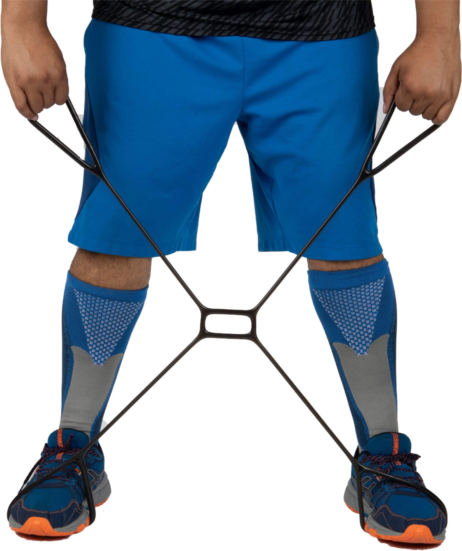 Front Zoom. Mind Reader - exercise bands to strengthen - Black.