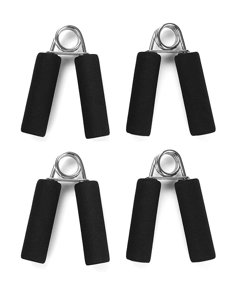 Front Zoom. Mind Reader - 4 pack Hand Grip Strengthener to - Black.