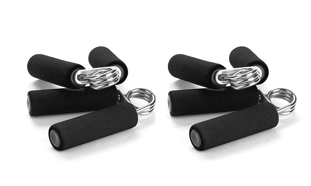 Left View: Mind Reader 4 pack  Hand Grip Strengthener to - Black