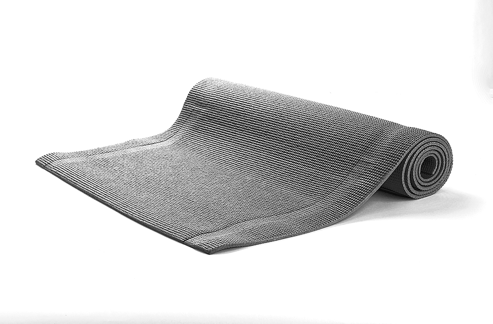 Left View: Mind Reader Yoga Mat Carrying Strap - Grey