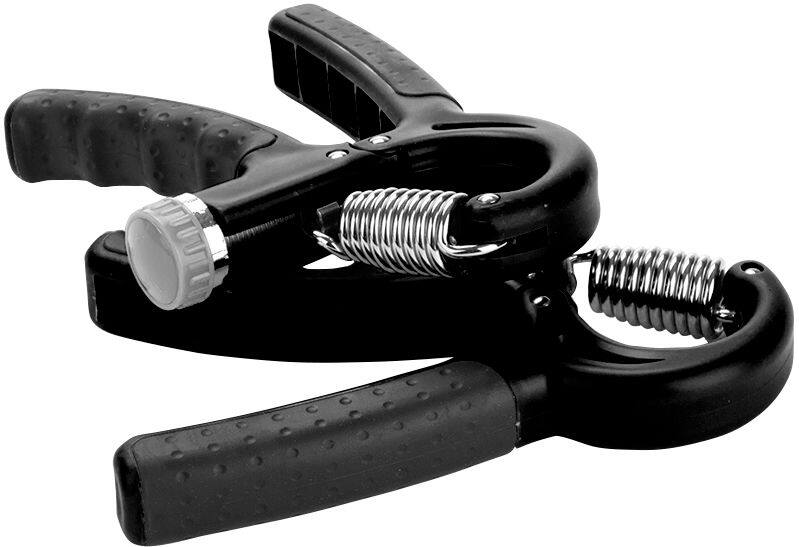 Left View: Mind Reader 2 Pack Hand Grip Strengthener Forearm - Black