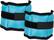 Front. Mind Reader - Mind Reader 2 Pack One pound ankle weights - Blue.