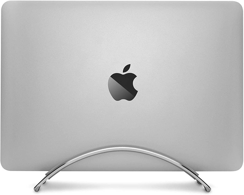 Twelve South - 16" BookArc Vertical Desktop Stand for MacBook - Silver