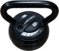 Front Zoom. Tru Grit - 40-lb Adjustable Kettlebell - Black.