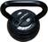 Front. Tru Grit - 40-lb Adjustable Kettlebell - Black.