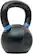 Angle. Tru Grit - 26-lb Cast Iron Kettlebell - Black.