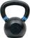 Left. Tru Grit - 26-lb Cast Iron Kettlebell - Black.