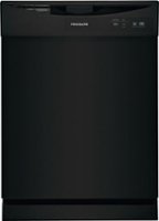 Frigidaire 24" Front Control Built-In Dishwasher, 62dba - Black - Front_Zoom