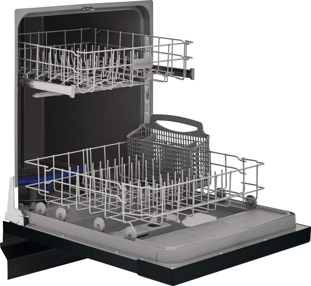 Alt View 13. Frigidaire - Frigidaire 24" Front Control Built-In Dishwasher, 62dba - Black.
