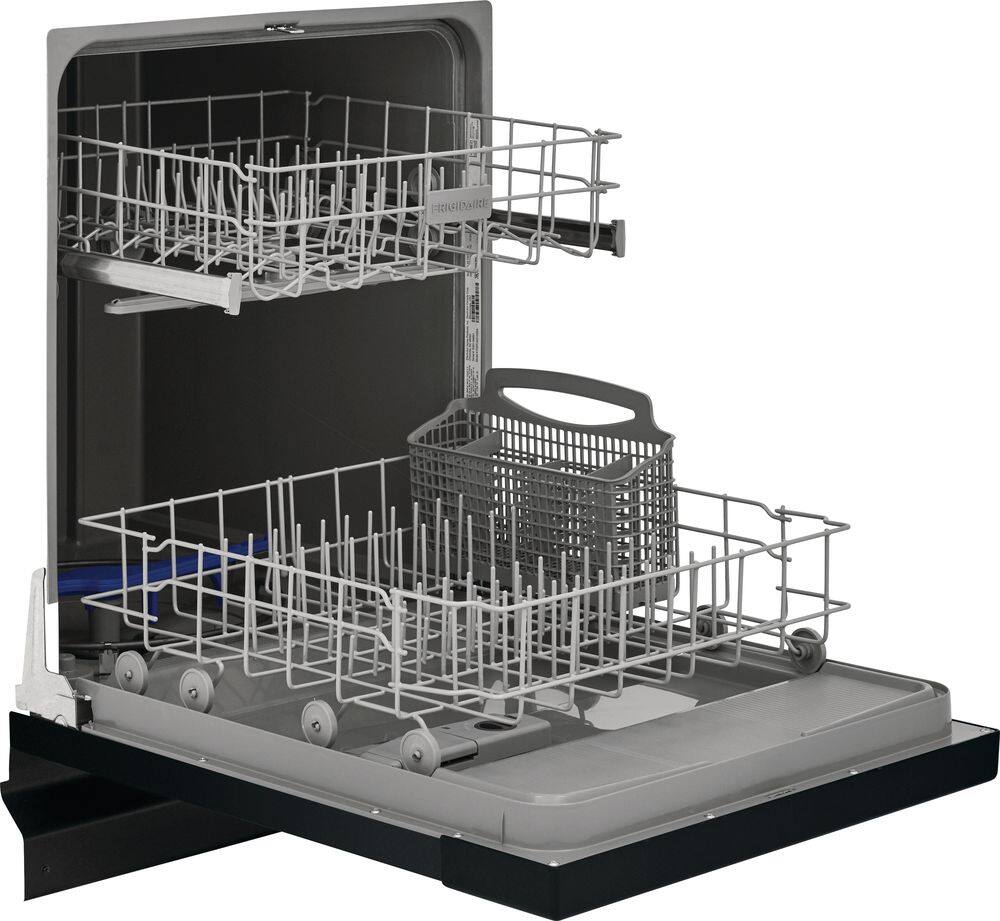 Alt View 13. Frigidaire - Frigidaire 24" Front Control Built-In Dishwasher, 62dba - Black.