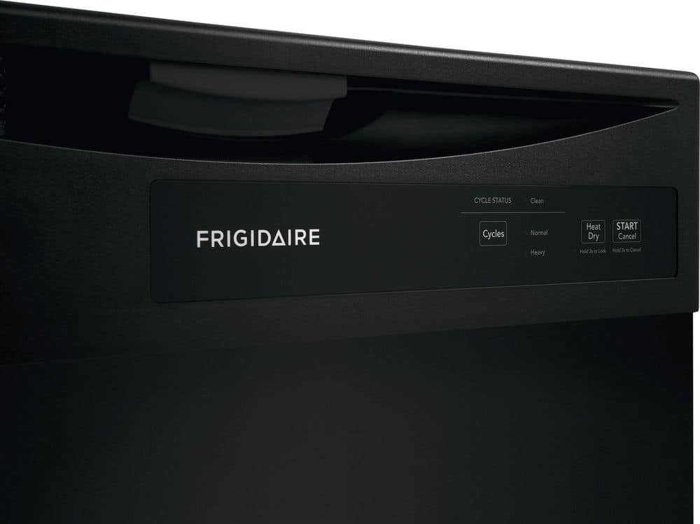 Alt View 18. Frigidaire - Frigidaire 24" Front Control Built-In Dishwasher, 62dba - Black.