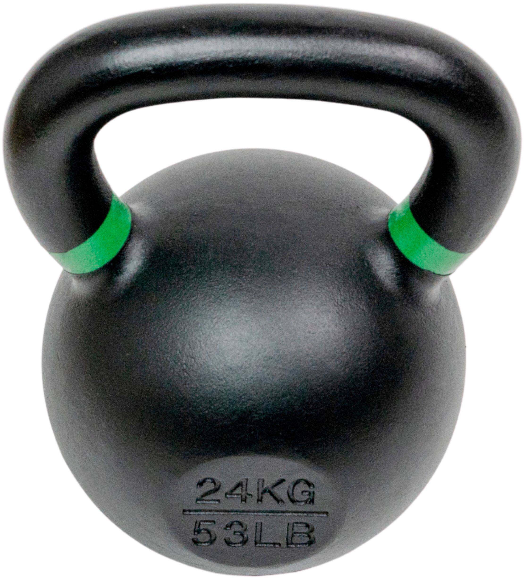 Alt View 11. Tru Grit - 53-lb Cast Iron Kettlebell - Black.