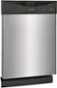 Angle. Frigidaire - Frigidaire 24" Front Control Built-In Dishwasher, 62dba - Stainless Steel.