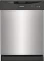 Frigidaire - 24" Front Control Built-In Dishwasher with Energy Saver Dry, 62dba - Stainless Steel