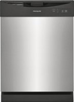 Frigidaire 24" Front Control Built-In Dishwasher, 62dba - Stainless Steel - Front_Zoom
