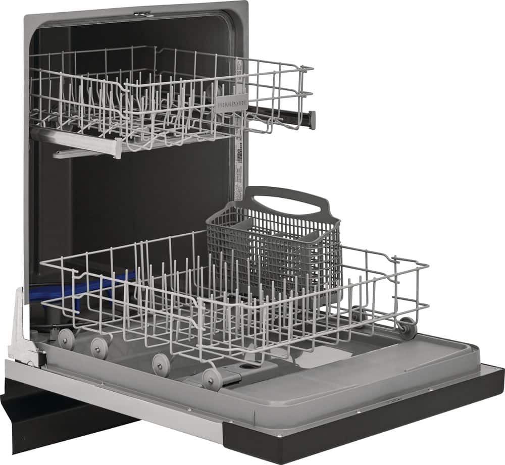 Alt View 13. Frigidaire - Frigidaire 24" Front Control Built-In Dishwasher, 62dba - Stainless Steel.
