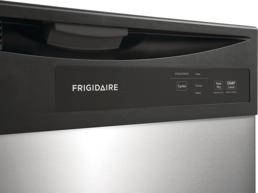 Alt View 18. Frigidaire - Frigidaire 24" Front Control Built-In Dishwasher, 62dba - Stainless Steel.