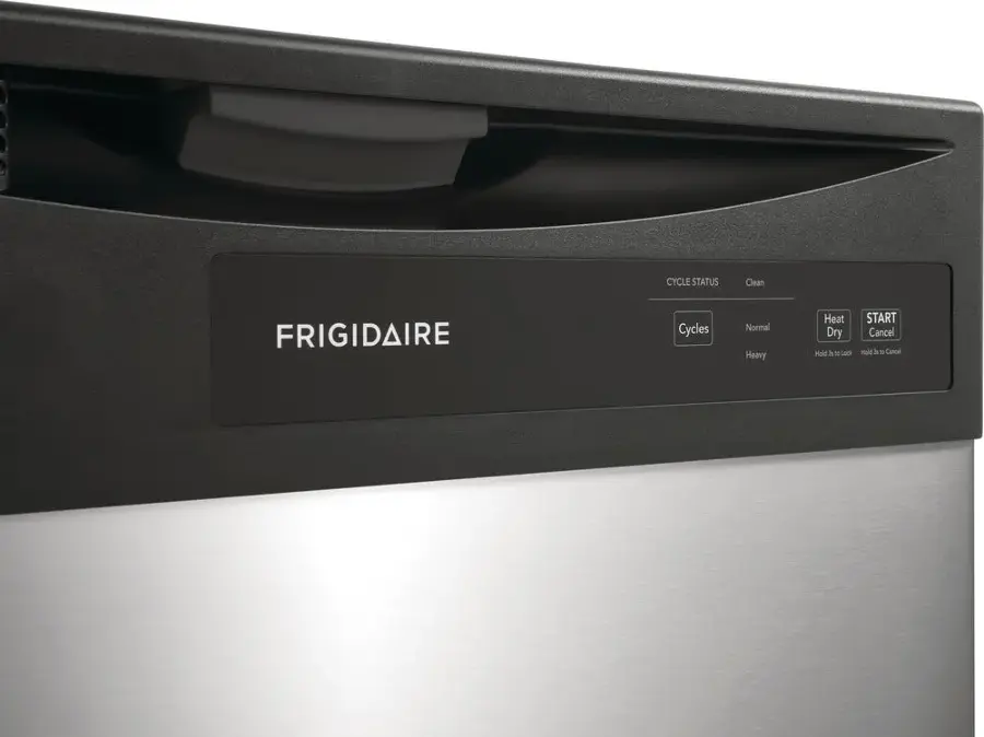 Alt View 18. Frigidaire - Frigidaire 24" Front Control Built-In Dishwasher, 62dba - Stainless Steel.